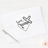 彼の中で我々は生き、動き、我々の存在を得る ラウンドシール (封筒)