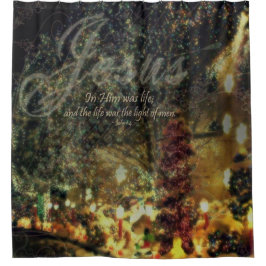 彼の中には生き生きとした存在があった シャワーカーテン