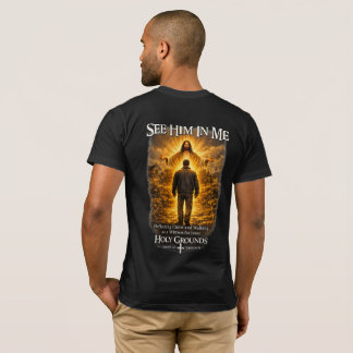 彼の中に彼を見る - キリストを反映する Tシャツ