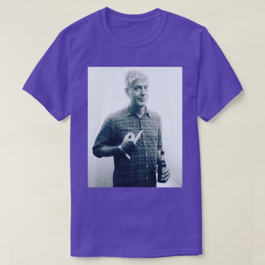 彼の中指を見せて Tシャツ (デザイン正面)