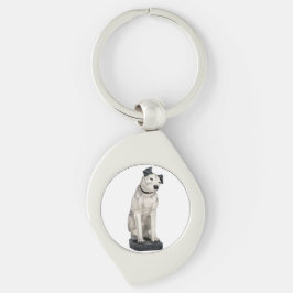 彼の主人の声のサインは犬を噛み切った キーホルダー