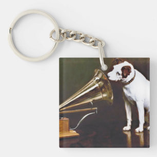 彼の主人の声は犬を噛む キーホルダー