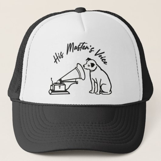 彼の主人の声 キャップ (正面)