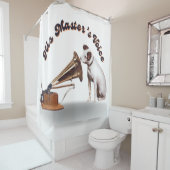 彼の主人の声 シャワーカーテン (インサイチュ)