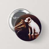 彼の主人の声、フランシス・バロー 缶バッジ (正面&裏面)