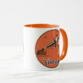 彼の主人の声 マグカップ (正面右)