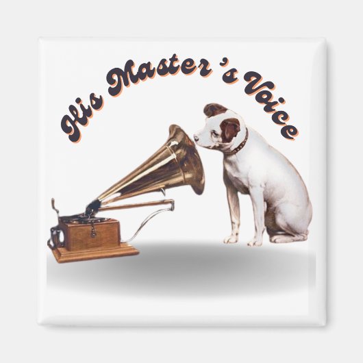 彼の主人の声 マグネット (正面)