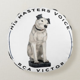 彼の主人の声 ラウンドクッション