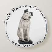 彼の主人の声 ラウンドクッション (裏面)