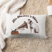 彼の主人の声 ランバークッション (ブランケット)