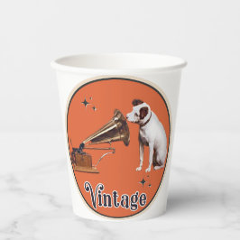 彼の主人の声 紙コップ