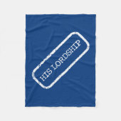 「彼の主権」のフリースブランケット フリースブランケット (正面)