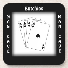 彼の人の洞窟の正方形のコースター コースター