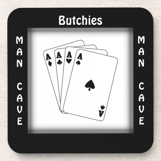 彼の人の洞窟の正方形のコースター コースター (正面)