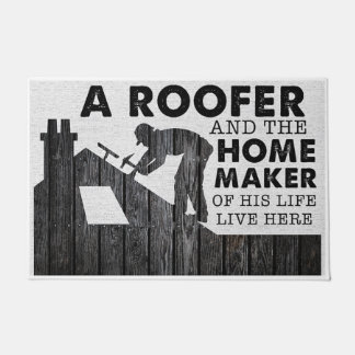 彼の人生の屋上とホームメーカー ドアマット