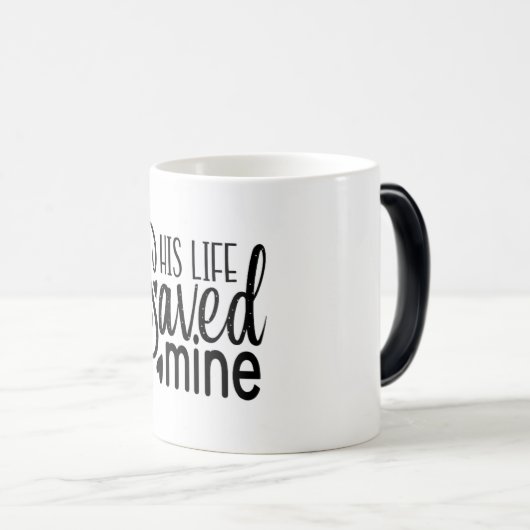 彼の人生救のマグをモーフィング モーフィングマグカップ (正面右)
