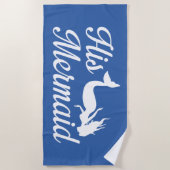 彼の人魚 ビーチタオル (正面)