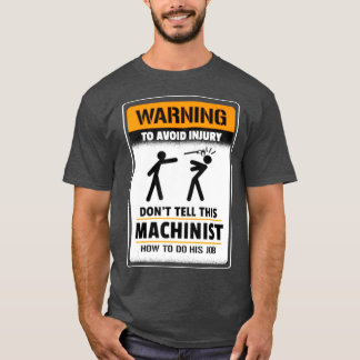 彼の仕事のやり方を機械に言うな Tシャツ
