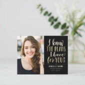 彼の企画卒業発表はがき ポストカード (スタンド正面)