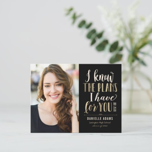 彼の企画卒業発表はがき ポストカード (スタンド正面)