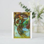 彼の作品を通して永遠にミュシャを捧げる3 ポストカード (スタンド正面)