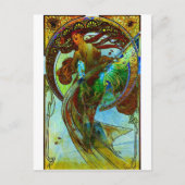 彼の作品を通して永遠にミュシャを捧げる3 ポストカード (正面)