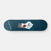 彼の傷-青によって スケートボード (横)