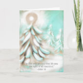 「彼の光」クリスマス カード (正面)