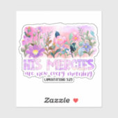 彼の利益は新しいキリスト教の聖書の春の花だ シール