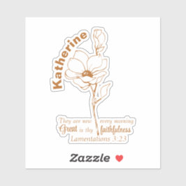 彼の利益は新しい名前をカスタムする聖句だ シール