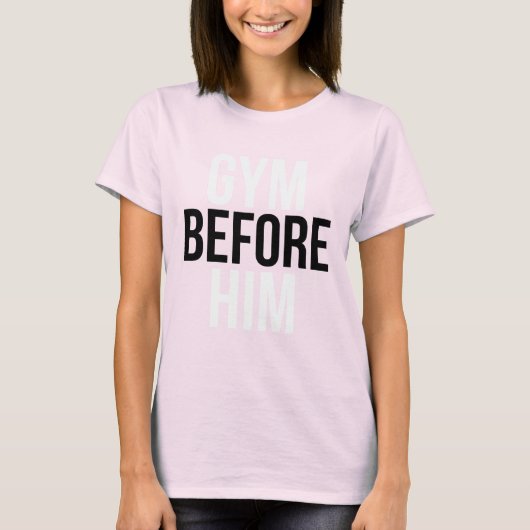 彼の前でジム Tシャツ (正面)