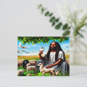 彼の前のはがきに ポストカード (スタンド正面)