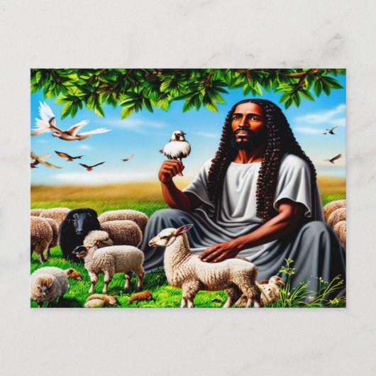 彼の前のはがきに ポストカード (正面)