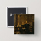 彼の勉強のオットー・フォン・ビスマルク 缶バッジ (正面&裏面)