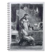 彼の勉強のファウスト、Goetheのファウストから、1828年、(il ノートブック (正面)