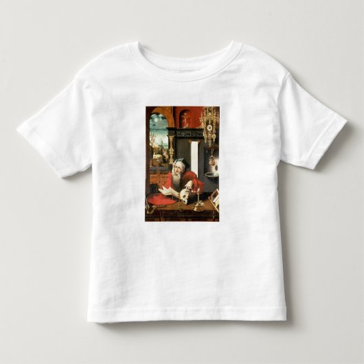 彼の勉強のSt Jerome トドラーTシャツ (正面)