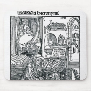 彼の勉強のSt Jerome マウスパッド
