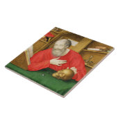 彼の勉強のSt Jerome、1650年(bodycolourおよびw/c タイル (側面)