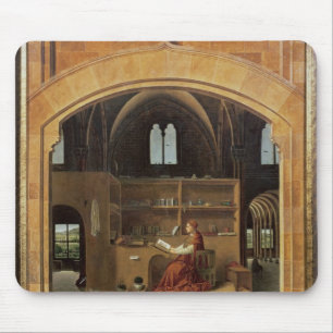 彼の勉強のSt Jerome、c.1475 マウスパッド