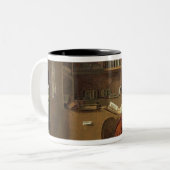 彼の勉強のSt Jerome、c.1475 2 ツートーンマグカップ (正面左)