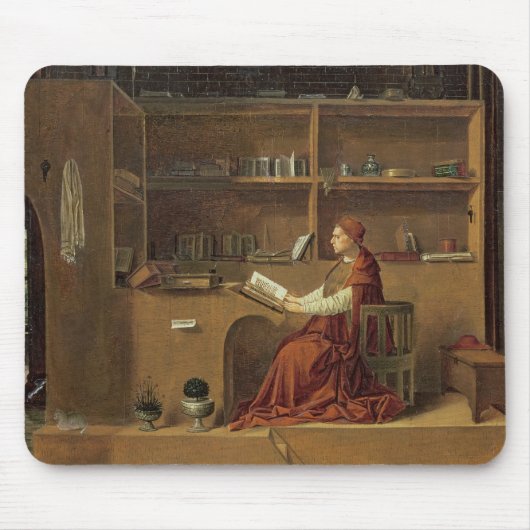 彼の勉強のSt Jerome、c.1475 2 マウスパッド (正面)