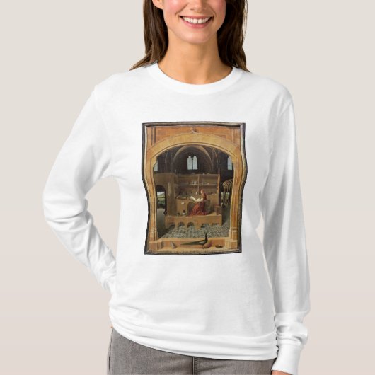 彼の勉強のSt Jerome、c.1475 Tシャツ (正面)