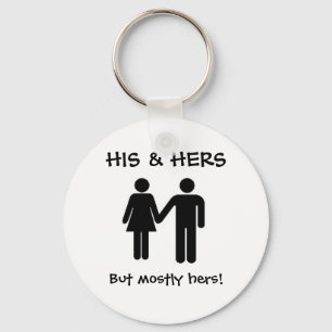 彼の及び彼女の物Keychain キーホルダー
