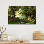 彼の反射に感心した水仙 ポスター (キッチン)