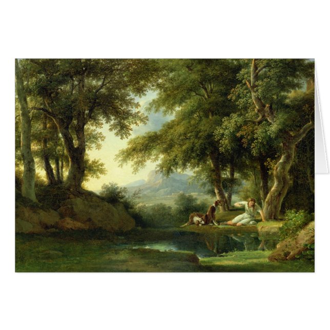 彼の反射を賞賛するスイセン (正面横)