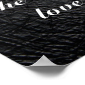 彼の口の聖書の果実の節の箴言18:20-21 ポスター (角)