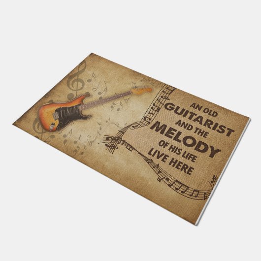 彼の古いギタリストと人生の旋律 ドアマット (アングル)