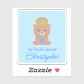 彼の可愛王室のさ | 可愛おもしろいいパーソナライズされたベビー シール (シート)
