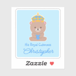 彼の可愛王室のさ | 可愛おもしろいいパーソナライズされたベビー シール