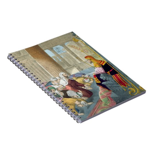 彼の同業者の尊敬を、から受け取っているヨセフ ノートブック (右側)